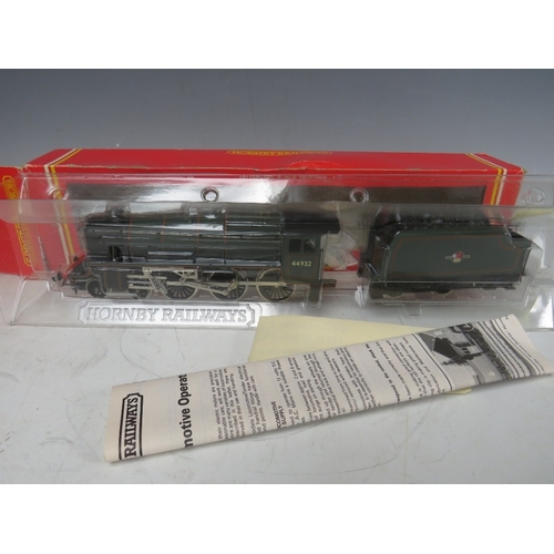 417 - THREE BOXED HORNBY 00 GAUGE TRAINS, to include British Rail 44932 4-6-0, Britannia Class British Rai... 