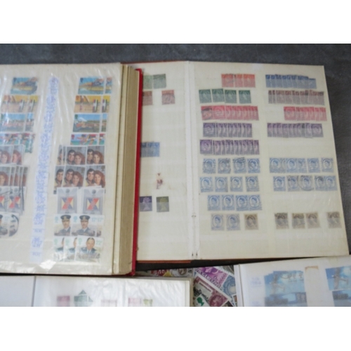 164 - TWELVE STAMP ALBUMS / STOCKBOOKS, containing mainly British, Belgian and Algerian stamps