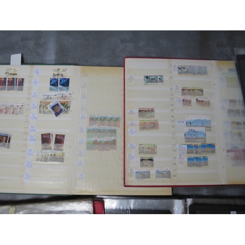 166 - TWLEVE STAMP ALBUMS / STOCKBOOKS, contaiing Australian, Austrian, British, Hungarian stamps etc