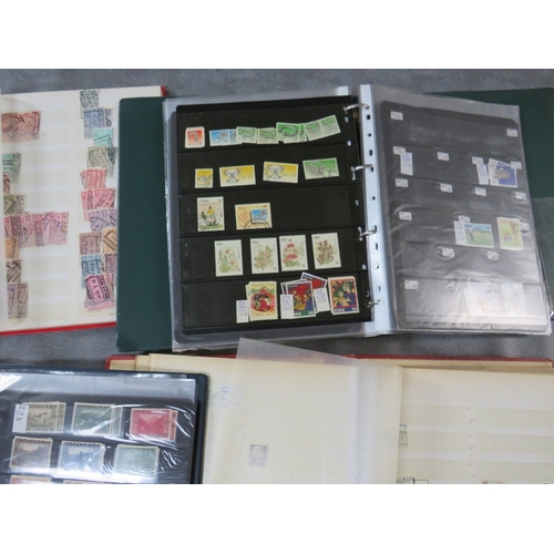 168 - TWELVE STAMP ALBUMS / STOCKBOOKS, containing Sweden, Belgium, Russia, Luxembourg stamps etc.