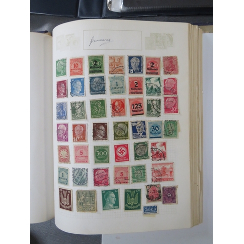 168 - TWELVE STAMP ALBUMS / STOCKBOOKS, containing Sweden, Belgium, Russia, Luxembourg stamps etc.