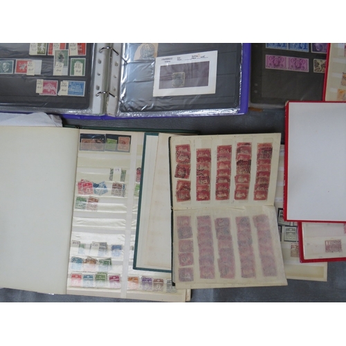 169 - TWELVE STAMP ALBUMS / STOCKBOOKS, containing German States, Denmark, Norway stamps etc.