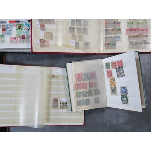 170 - TWELVE STAMP ALBUMS / STOCKBOOKS, containing stamps from France, Germany, Holland, Poland etc.