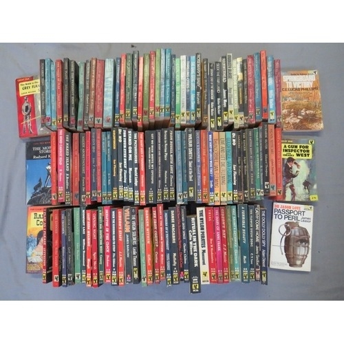 186 - TWO TRAYS OF VINTAGE PAN PAPERBACK BOOKS (116)