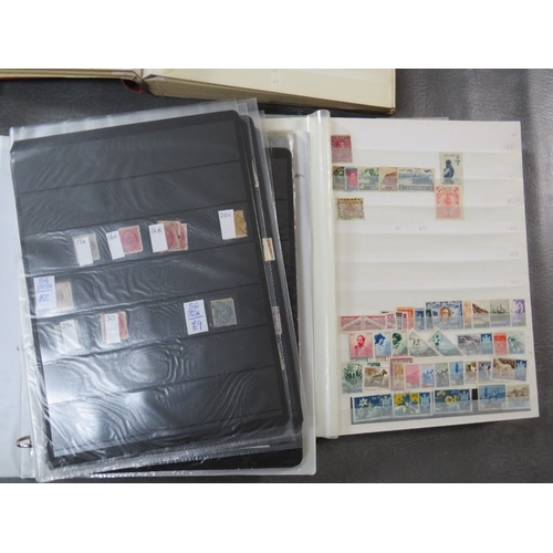 168 - TWELVE STAMP ALBUMS / STOCKBOOKS, containing Sweden, Belgium, Russia, Luxembourg stamps etc.