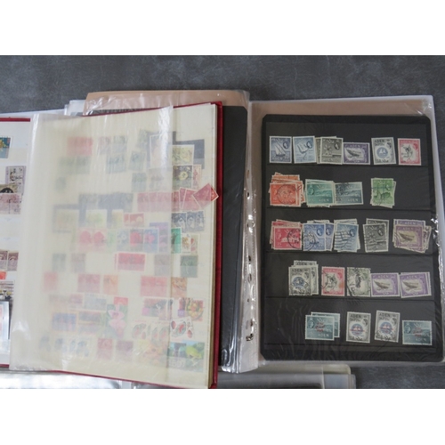 174 - TWELVE STAMP ALBUMS / STOCKBOOKS, to include Australian, Commonwealth, Cuban, Czechoslovakian, Ameri... 