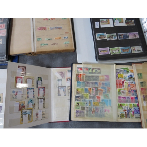 174 - TWELVE STAMP ALBUMS / STOCKBOOKS, to include Australian, Commonwealth, Cuban, Czechoslovakian, Ameri... 