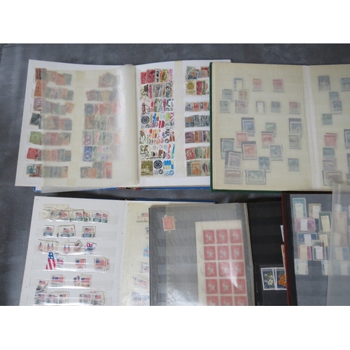 175 - TWELVE STAMP ALBUMS / STOCKBOOKS, to include American, Swedish, African, Czech Republic examples etc... 