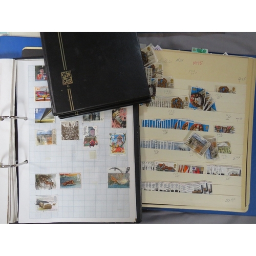 99 - TWENTY BRITISH STAMP ALBUMS / STOCK BOOKS, to include many QEII blocks