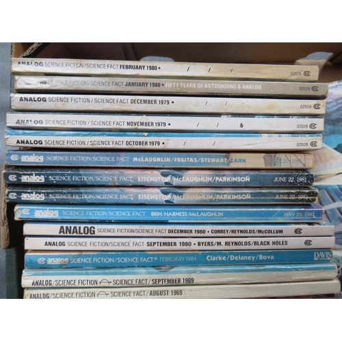 199 - APPROXIMATELY 70 ANALOGUE SCIENCE FICTION MAGAZINES, earliest July 1966, latest June 1984 TOGETHER W... 