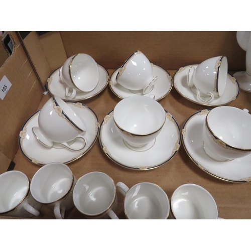 105 - A WEDGWOOD CAVENDISH COFFEE SET