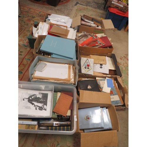 114 - A LARGE QUANTITY OF PAPERWORK AND EPHEMERA RELATING TO VICTORIA CROSS RESEARCH