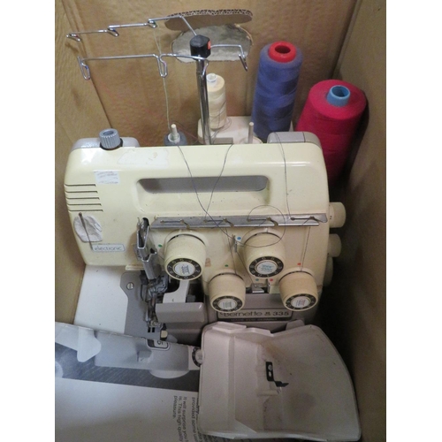 118 - A BERNETTE 335 OVERLOCK MACHINE - UNCHECKED