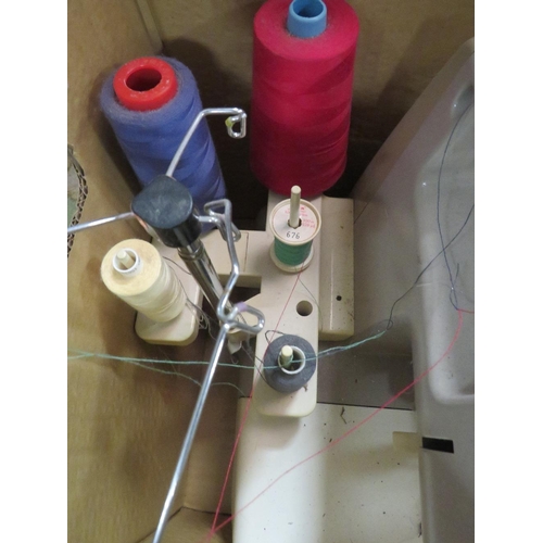 118 - A BERNETTE 335 OVERLOCK MACHINE - UNCHECKED