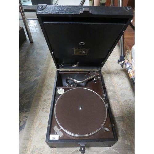 122 - A HMV MODEL 101 GRAMOPHONE