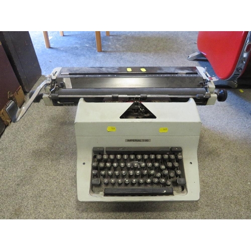 179 - THREE ASSORTED VINTAGE TYPEWRITERS- A/F