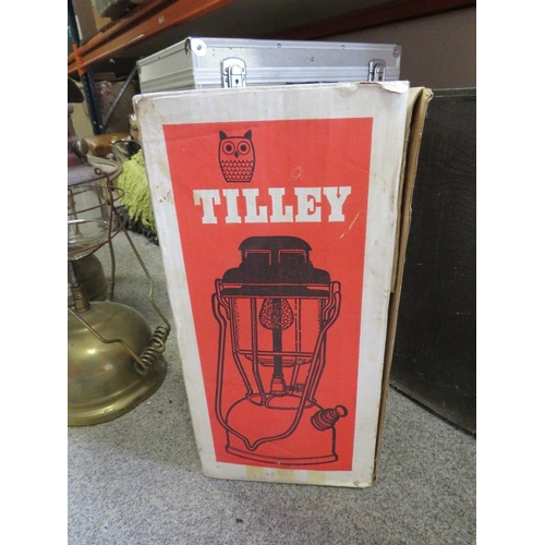 192 - SIX ASSORTED VINTAGE TILLEY LAMPS TO INCLUDE BOXED EXAMPLES