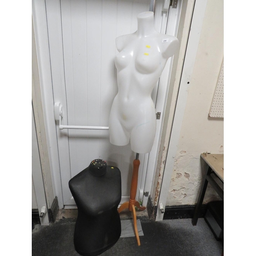 214 - TWO DRESSMAKERS DUMMIES