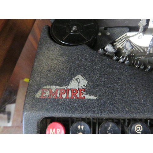 237 - A VINTAGE EMPIRE PORTABLE TYPEWRITER