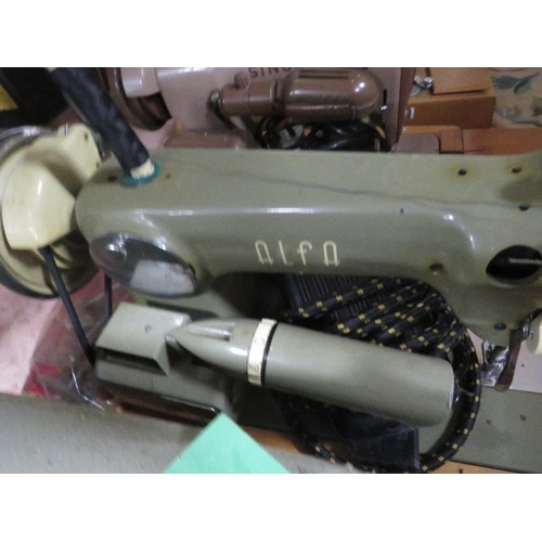 78 - FOUR ASSORTED SEWING MACHINES TO INCLUDE NECCHI AND SINGER - AS FOUND