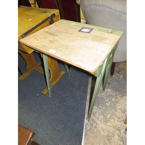 799 - Two vintage style school desks