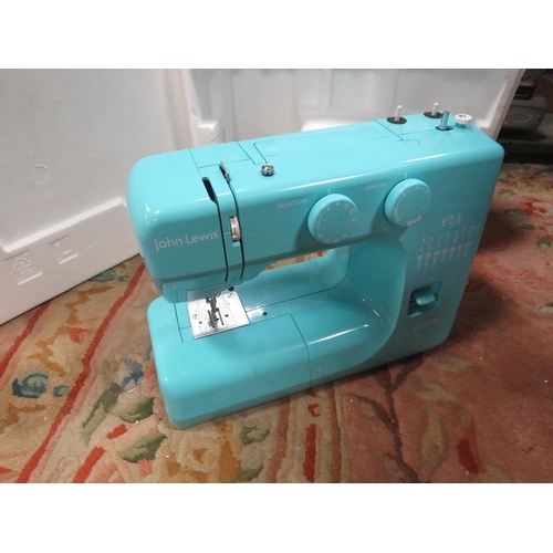 80 - A BOXED JOHN LEWIS JL110SE SEWING MACHINE - UNCHECKED