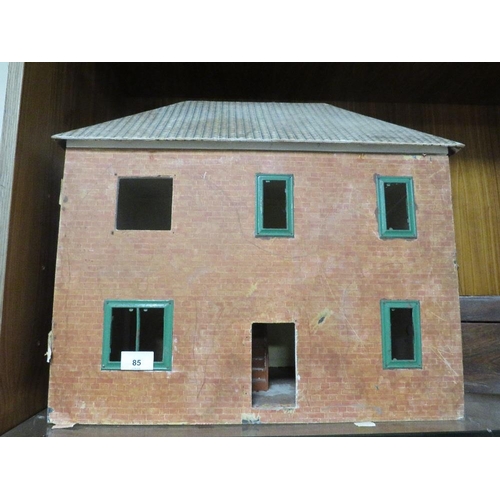 85 - A VINTAGE DOLLS HOUSE