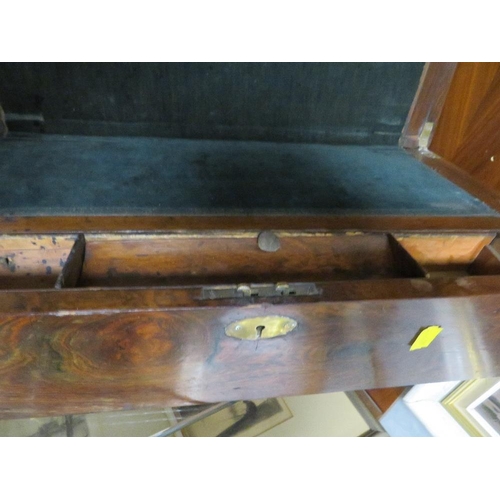 86 - A LARGE ANTIQUE WRITING SLOPE A/F