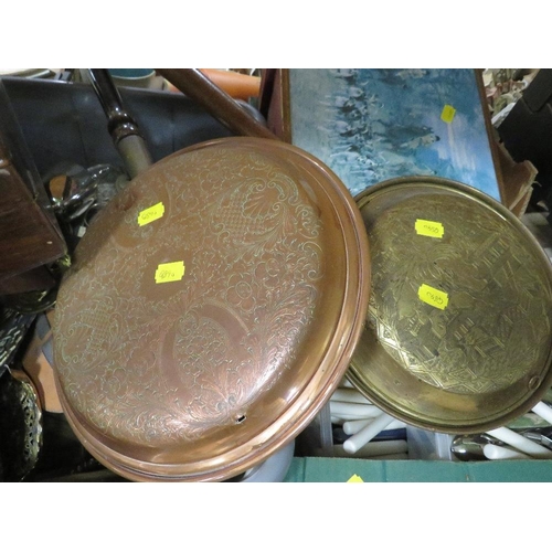 91 - THREE TRAYS OF ASSORTED METALWARE TO INCLUDE A PART CANTEEN OF CUTLERY