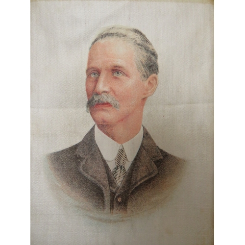 38 - ANDREW BONAR LAW (PRIME MINISTER), signed letter clipping, mounted with a silk portrait and 10 Downi... 