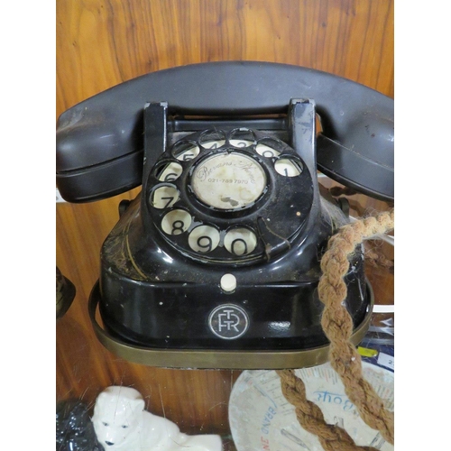 271 - A VINTAGE RTT BELL TELEPHONE TOGETHER WITH ANOTHER (2)