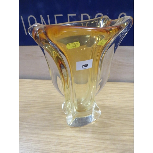 289 - A MURANO GLASS VASE