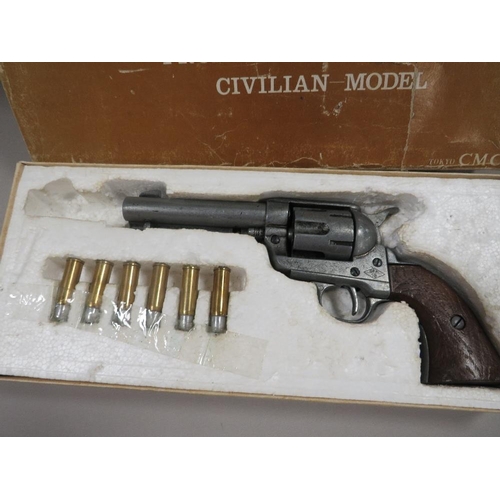 311 - A BOXED CAVALRY FRONTIER MODEL HANDGUN