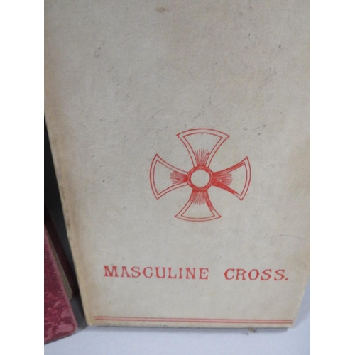 344 - ANTIQUARIAN FREEMASONARY MASONIC BOOKS TO INCLUDE 