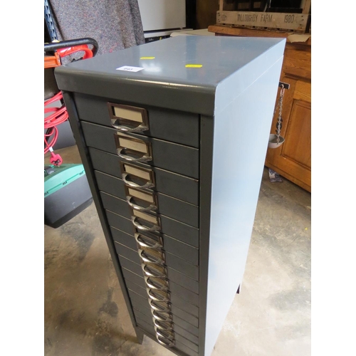 643 - A 15 DRAWER FILING CABINET