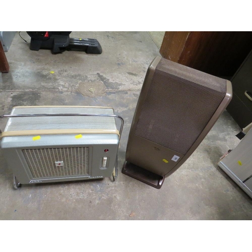 650 - TWO VINTAGE HEATERS FOR DISPLAY PURPOSES