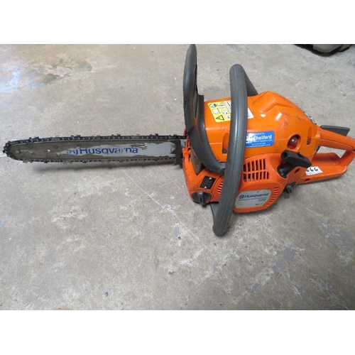 666 - A HUSQVARNA 120 MK 2 PETROL CHAINSAW WITH 13