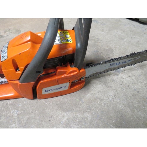 666 - A HUSQVARNA 120 MK 2 PETROL CHAINSAW WITH 13