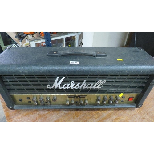 669 - A MARSHALL MODE FOUR GUITAR AMPLIFIER A/F