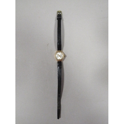 365 - A HALLMARKED 9 CARAT GOLD CASED MEDANA WRIST WATCH