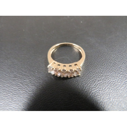 400 - A HALLMARKED 9 CARAT GOLD DRESS RING approx weight 2.8g