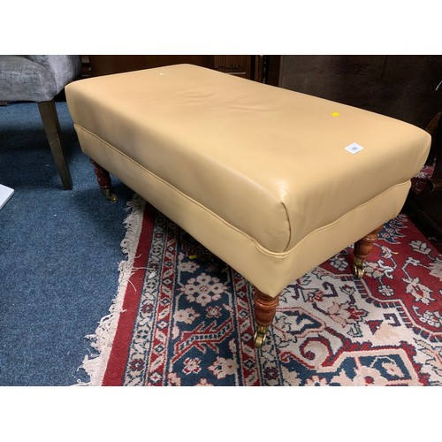 788 - A modern rectangular upholstered stool