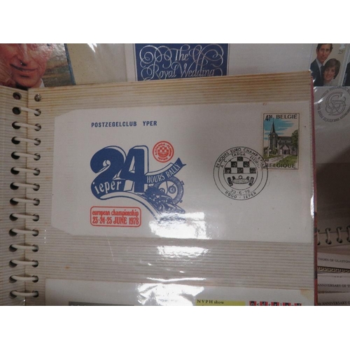 142 - A  box of stamp albums and first day covers