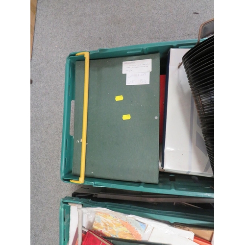 154 - A large stamp collection in six trays all unchecked all A/F