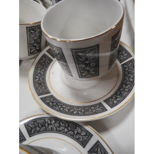 58 - A small tray of Midwinter coffee ware