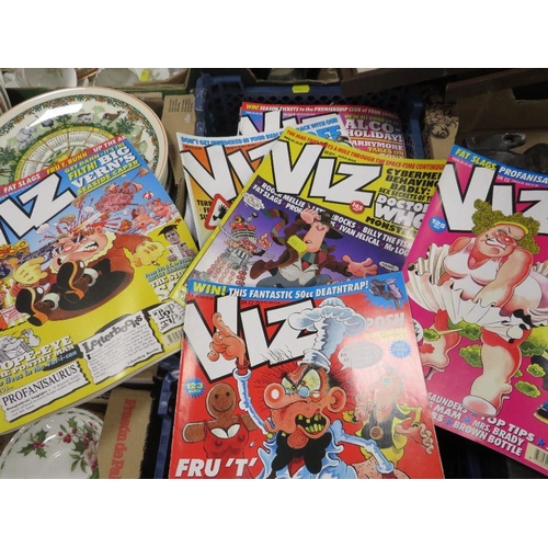 67 - A tray of Viz comics