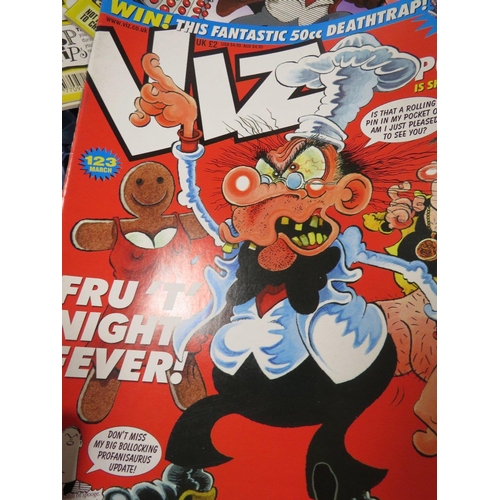 67 - A tray of Viz comics