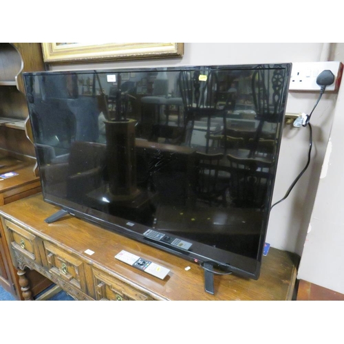 784 - A Toshiba 50 inch flatscreen television with remote