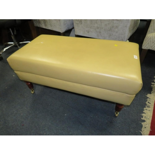 788 - A modern rectangular upholstered stool