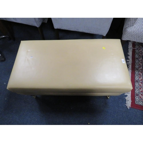 788 - A modern rectangular upholstered stool